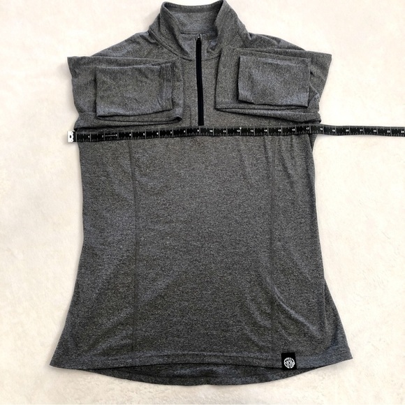 REI Co-op. Midweight Baselayer Half Zip Top. Gray. Small - Picture 6 of 10